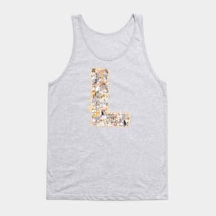 cat letter L(the cat forms the letter L) Tank Top